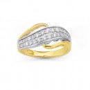 9ct-Two-Tone-Diamond-Ring-Total-Diamond-Weight50ct Sale